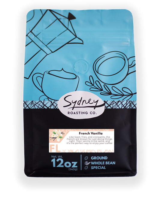 French Vanilla Flavored Coffee - 8ct Case - 12oz