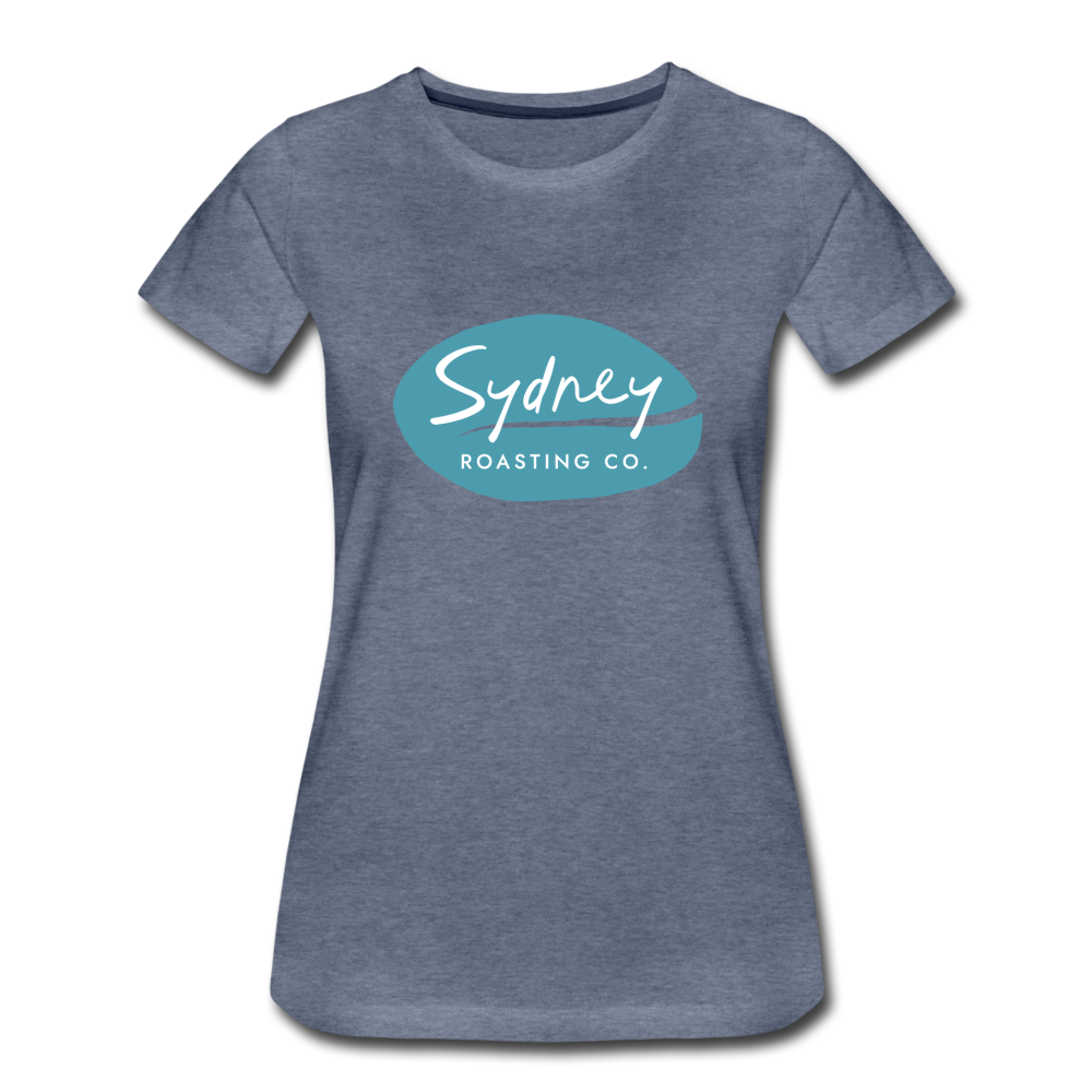 Ladies Fitted T-Shirt - heather blue