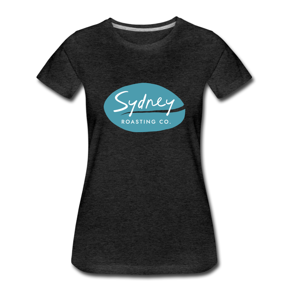 Ladies Fitted T-Shirt - charcoal gray